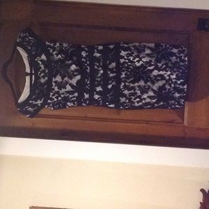 Tadashi Shoji size 2 overlay dress